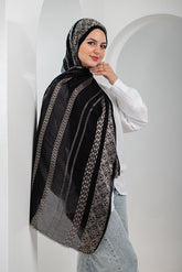 Royal Dusk Linen Scarf